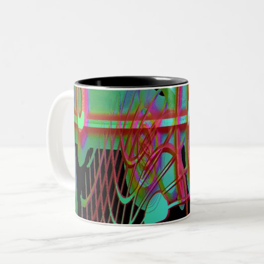 Mug de bascule Abstrait (Devant gauche)