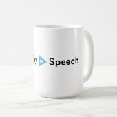 Mug de base de la parole quotidienne (Devant droit)