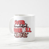 Mug de baseball personnalisé chic surstimulé (Devant gauche)