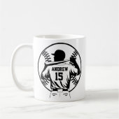 Mug de baseball sur mesure, cadeau pour papa, entr (Gauche)
