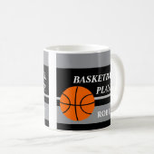 Mug de basketball personnalisé (Devant droit)