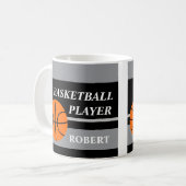 Mug de basketball personnalisé (Devant gauche)