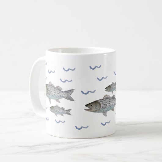 Mug de basse rayée (Devant gauche)
