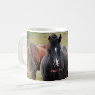 Mug De beaux chevaux de nom