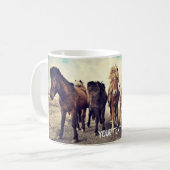 Mug De beaux chevaux sauvages (Devant gauche)