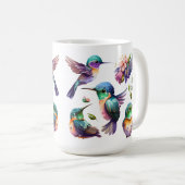 Mug De beaux colibris pour les amateurs d'oiseaux (Devant droit)