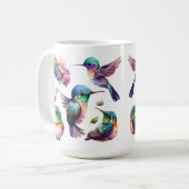 Mug De beaux colibris pour les amateurs d'oiseaux (Devant gauche)