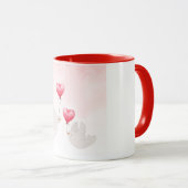 Mug de beaux oiseaux chaleureux (Devant droit)