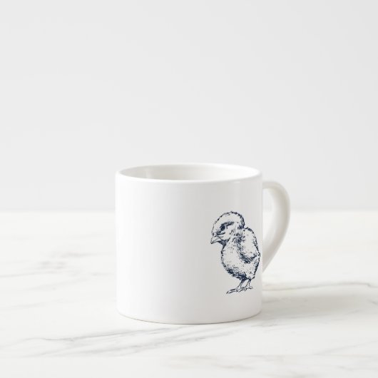 Mug de bébé bleu marine (Devant droit)