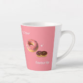 Mug de beigne rose et chocolat - Vibes du matin do (Droite)