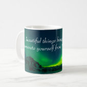 Mug De belles choses se passent Citation inspirante (Devant gauche)