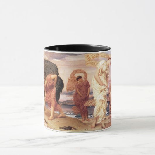 Mug De belles femmes grecques ramassent des galets sur (Centre)