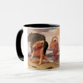 Mug De belles femmes grecques ramassent des galets sur (Devant gauche)