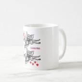 Mug de belles fleurs (Devant droit)