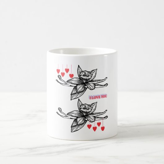 Mug de belles fleurs (Centre)