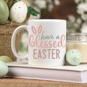 Mug De belles oreilles de lapin ont une Sainte Pâques
