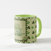 Mug de Bénédictions Irlandaises (Devant droit)