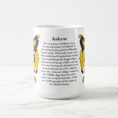 Mug De biais, l'origine, la signification et la crête (Centre)