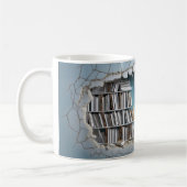 Mug de bibliothèque 3D (Gauche)