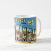 Mug de bienvenue rétro Birmingham AL (Devant droit)