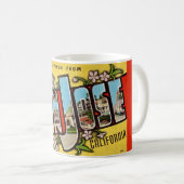 Mug de bienvenue rétro San Jose (Devant droit)