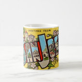 Mug de bienvenue rétro San Jose (Centre)