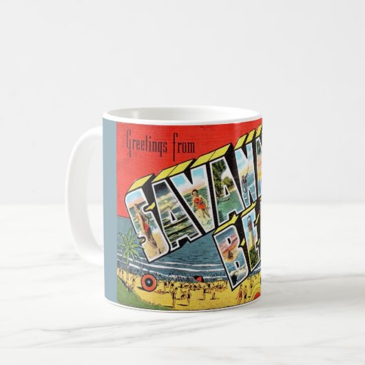 Mug de bienvenue Savannah Beach Géorgie 2 (Devant gauche)