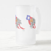 Mug de bière congelée : Aigle (Devant droit)