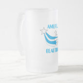 Mug de bière congelée : L'Amérique La Belle (Devant gauche)