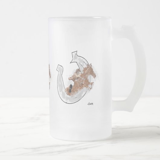 Mug de bière congelée : Lucky (Droit)