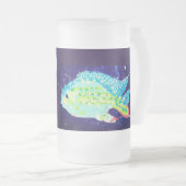 Mug de bière congelée : Poisson à Tropicules (Devant droit)