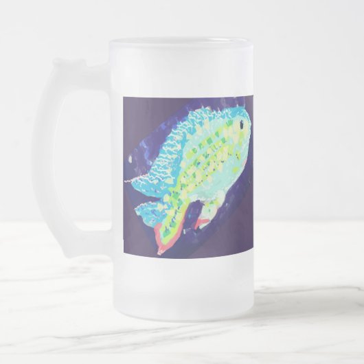 Mug de bière congelée : Poisson à Tropicules (Gauche)