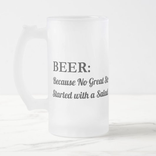 Mug de bière - Drôle Citation Verre Stein (Gauche)