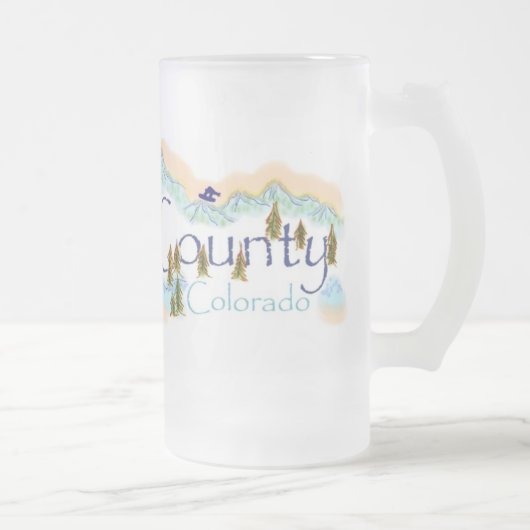 Mug de bière du comté de Summit (Droit)