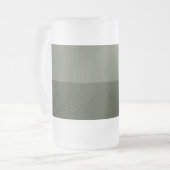Mug de bière givrée vert mousse à deux tons - Pers (Devant gauche)