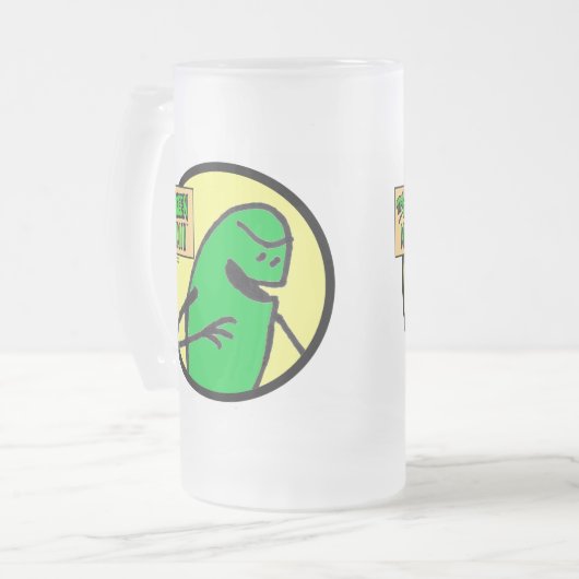 Mug de bière Green Weenii (Devant gauche)