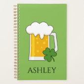 Mug de bière irlandaise avec Shamrock Clover | Per (Devant)
