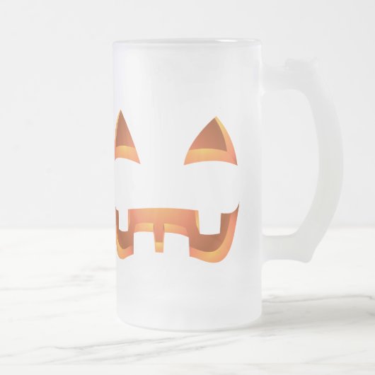 Mug de bière Jack-o-lantern Halloween Mugs Citroui (Droit)