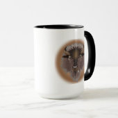 Mug de bison des plaines occidentales rustiques (Devant droit)
