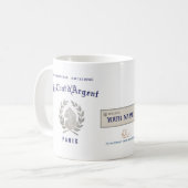 Mug de bistrot classique Le Chat d'Argent (Devant gauche)