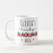 Mug de Blackjack Lucky personnalisé (Gauche)