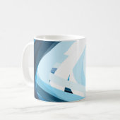 Mug de bleus céleste (Devant gauche)