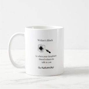 Mug de bloc de l'écrivain NANOWRIMO