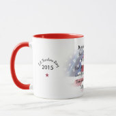 Mug de boisson américain Patriotique Personnalisé (Gauche)