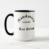 Mug de boisson chaude obligatoire (Gauche)