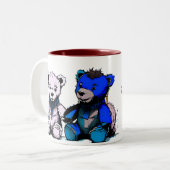 Mug de boisson chaude Ours de prière (Devant gauche)