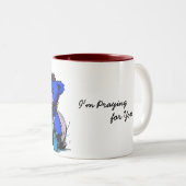 Mug de boisson chaude Ours de prière (Devant droit)