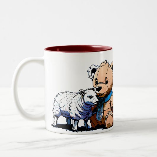 Mug de boisson chaude Ours de prière (Gauche)