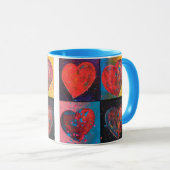 Mug de boisson "Coeur" (Devant droit)