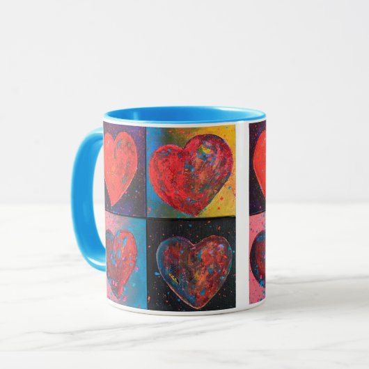 Mug de boisson "Coeur" (Devant gauche)
